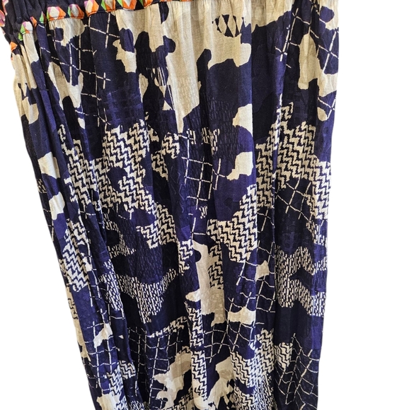 Raga Boho Print Cover-up Tie Dress NEW - Picture 4 of 7